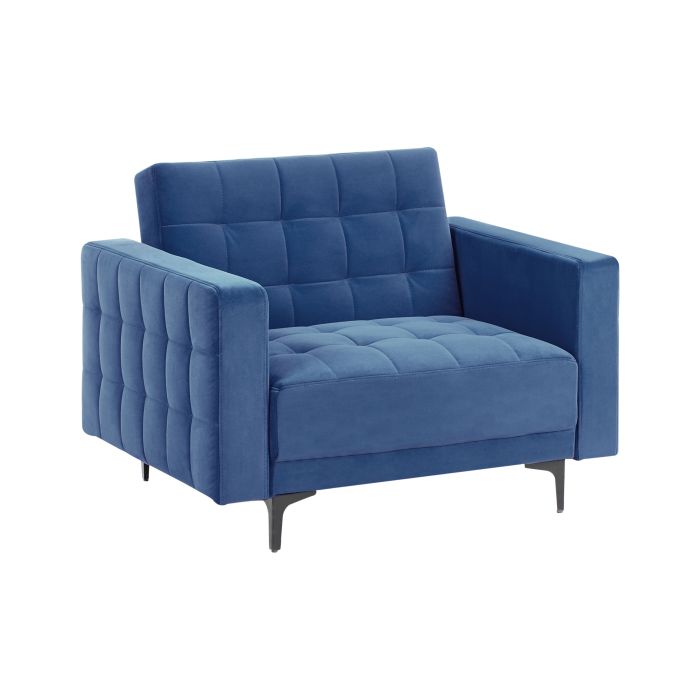 Armchair - ABERVON Velvet Blue