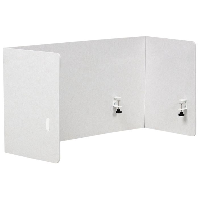 MORELEIGHON Desk Screen - Off White