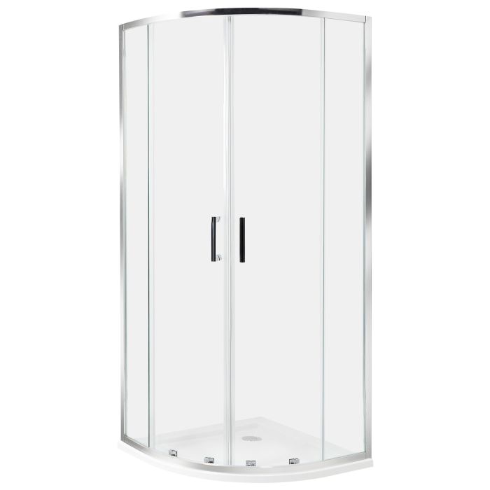 Shower Enclosure JUKATAN 80 x 80 x 185 cm Silver