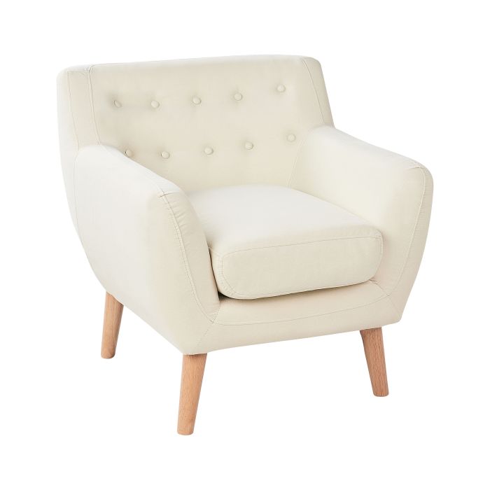 Armchair MOTALA Fabric Light Beige