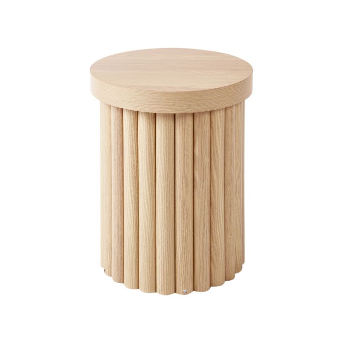 Side Table Light Wood GENOLA
