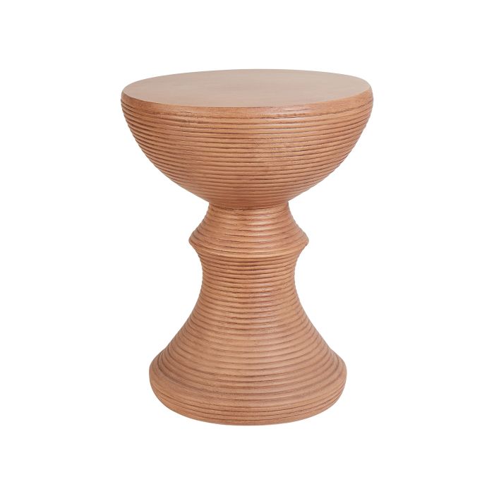 Accent Side Table Light Wood CALDARO
