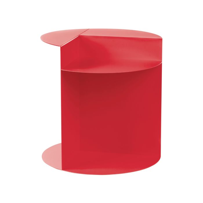 CORNLEIGH Metal Side Table - Red