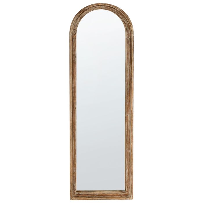 MORDENWELL Wood Wall Mirror - Light Brown