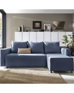 Milton Corner Sofabed - Right Arm Dark Blue
