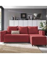 Milton Corner Sofabed - Right Arm Red