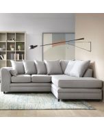 Charmaine Corner Sofa - Right Arm Light Grey