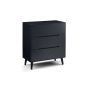 Alicia 3 Drawer Chest - Anthracite