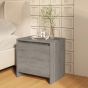 Bedside Cabinet Grey Sonoma 45x34x44.5cm Engineered Wood