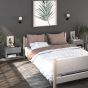 Wall Mounted Bedside Cabinets 2 pcs Concrete Grey - Frois