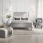 HAVEN Fabric Footstool - Grey