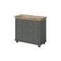 Green Chest of Drawers - EPSOM Medium Chest  4 Drawers