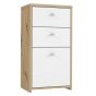 Oak Finish Chest of Drawers - BEACON Tallboy Small Chest  2 Drawers