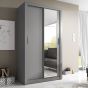 Artimas VI - 2 Sliding Door Wardrobe 120cm - Grey Matt