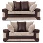 Denzel Cord Fabric 3 Seater and 2 Seater Sofa Set