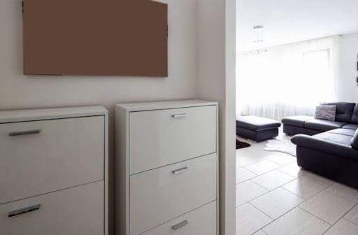 narrow shoe cabinet