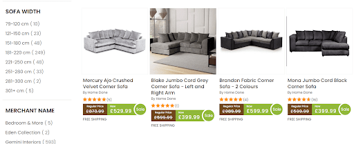 Corner Sofa Sizes UK
