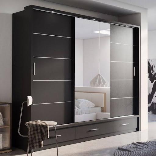 Matte Finish Sliding Doors