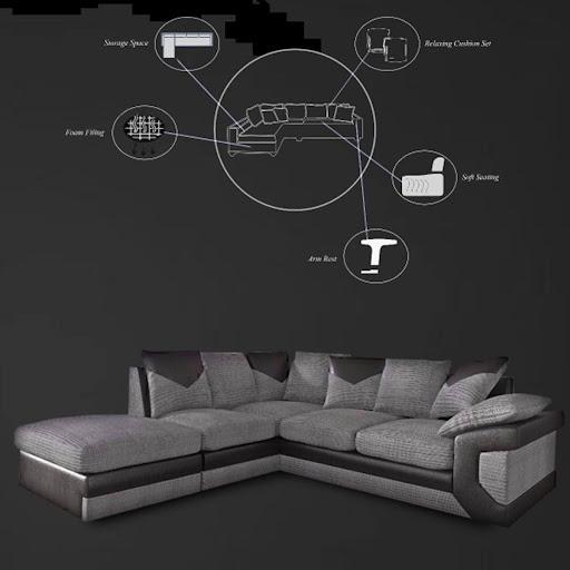 Measure Space for Corner Sofa